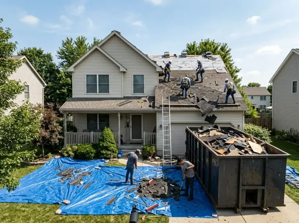 roof-replacement-debris-remova-004 — frequently asked questions, Cheapest Dumpster Rentals in Muncie, IN